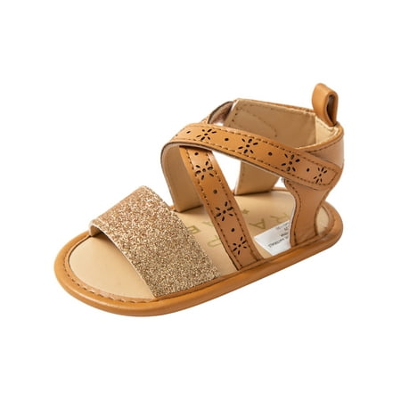 Ymiytan Baby Toddler Shoes Soft Sole Flats Ankle Strap Flat Sandals Indoor Outdoor Comfort Lightweight Magic Tape Summer Sandal Gold 4.5C
Ymiytan Baby Toddler Shoes Soft Sole Flats Ankle Strap Flat Sandals Indoor Outdoor Comfort Lightweight Magic Tape Summer Sandal Gold 4.5C