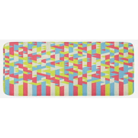 Geometric Kitchen Mat Psychedelic Backdrop with Fractal Gradient Dimensional Abstract Motif Plush Decorative Kitchen Mat with Non Slip Backing 47 X 19 Dried Rose Apple Green by Ambesonne
Geometric Kitchen Mat Psychedelic Backdrop with Fractal Gradient Dimensional Abstract Motif Plush Decorative Kitchen Mat with Non Slip Backing 47 X 19 Dried Rose Apple Green by Ambesonne
