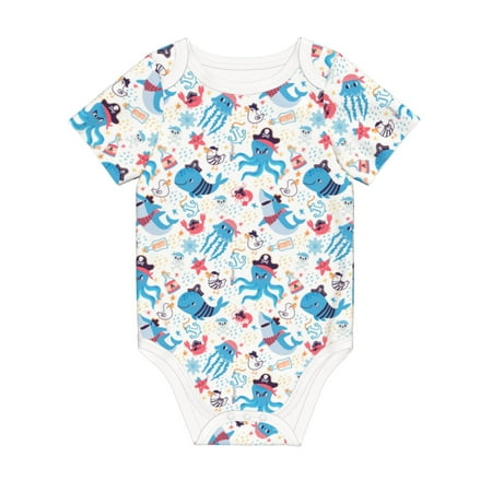 Matuu Party Shark Cute for Baby Short-Sleeve Bodysuit Soft Cotton Comfortable and Breathable Perfect for Newborns and Infants
Matuu Party Shark Cute for Baby Short-Sleeve Bodysuit Soft Cotton Comfortable and Breathable Perfect for Newborns and Infants