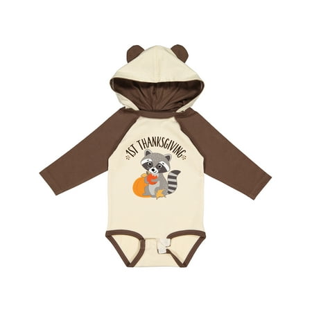 Inktastic 1st Thanksgiving Holiday Raccoon Gift Baby Boy or Baby Girl Long Sleeve Bodysuit
Inktastic 1st Thanksgiving Holiday Raccoon Gift Baby Boy or Baby Girl Long Sleeve Bodysuit