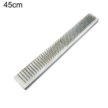 20/30/45cm Metal Wire Broom Brush Sweeping Floor Garden Moss Cleaner Scrubber