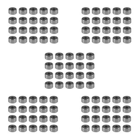 693RS 3mmx8mmx4mm Double Sealed Miniature Deep Groove Ball 100Pcs