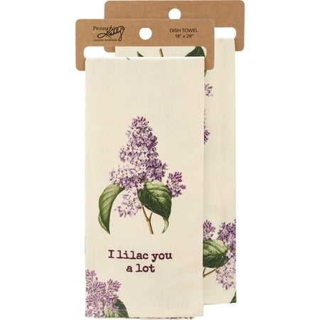 Primitives by Kathy I Lilac You A Lot Dish Cloth Towel | Novelty Tea Towel | Cute Kitchen Hand Towel | 18 x 28
Primitives by Kathy I Lilac You A Lot Dish Cloth Towel | Novelty Tea Towel | Cute Kitchen Hand Towel | 18 x 28