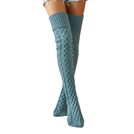 Lazybaby Women Thigh High Socks Long Knit Warm Thick Tall Long Boot Stockings Leg Warmers
Lazybaby Women Thigh High Socks Long Knit Warm Thick Tall Long Boot Stockings Leg Warmers