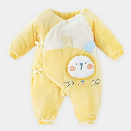 Yidarton Newborn Clothes Autumn And Winter Padded Cotton Cotton Boneless 0-6 Month Treasure Pajamas Newborn Baby Jumpsuit
Yidarton Newborn Clothes Autumn And Winter Padded Cotton Cotton Boneless 0-6 Month Treasure Pajamas Newborn Baby Jumpsuit
