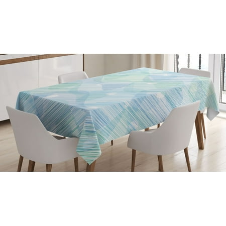 Modern Decor Tablecloth Abstract Geometrical Futuristic Modern Image Stripes and Unknow Background Rectangular Table Cover for Dining Room Kitchen 60 X 90 Inches Blue and White by Ambesonne
Modern Decor Tablecloth Abstract Geometrical Futuristic Modern Image Stripes and Unknow Background Rectangular Table Cover for Dining Room Kitchen 60 X 90 Inches Blue and White by Ambesonne
