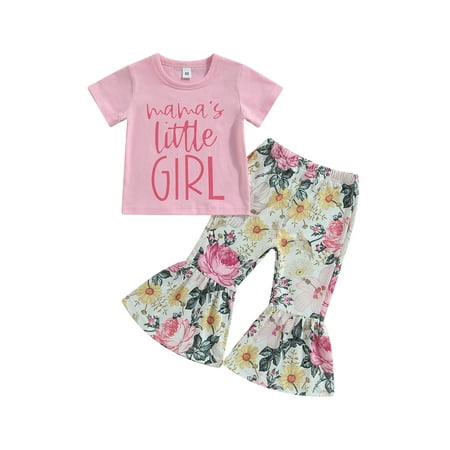 IZhansean Toddler Baby Girls Summer Outfits Short Sleeve Letter Print T-Shirt and Flower Flared Pants Clothes Pink 3-4 Years
IZhansean Toddler Baby Girls Summer Outfits Short Sleeve Letter Print T-Shirt and Flower Flared Pants Clothes Pink 3-4 Years
