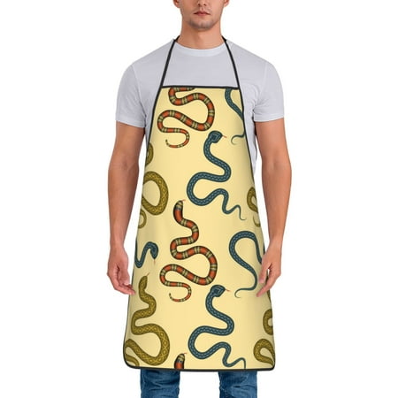 Tideii Various Snake for Tie-up Apron Unisex Waterproof and Stain-Resistant Bib Apron for Kitchen Garden Painting 
Tideii Various Snake for Tie-up Apron Unisex Waterproof and Stain-Resistant Bib Apron for Kitchen Garden Painting