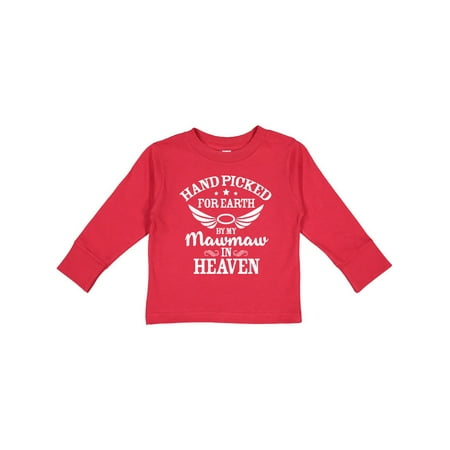 Inktastic Handpicked for Earth By My Mawmaw in Heaven with Angel Wings Gift Toddler Boy or Toddler Girl Long Sleeve T-Shirt
Inktastic Handpicked for Earth By My Mawmaw in Heaven with Angel Wings Gift Toddler Boy or Toddler Girl Long Sleeve T-Shirt