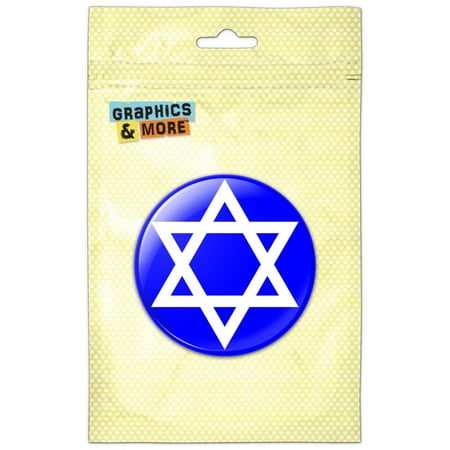 Star of David Shield Jewish Refrigerator Button Magnet