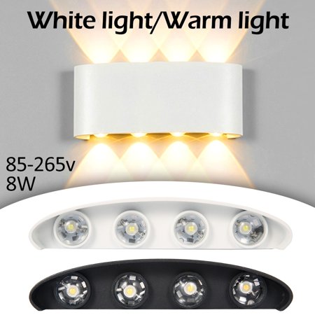 8W Led Light Aluminum Wall Lamp Indoor Outdoor Modern Waterproof Aisle Lights
