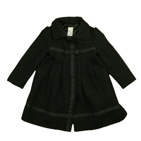 Pre-owned Gymboree Girls Black Winter Coat size: 2-3T