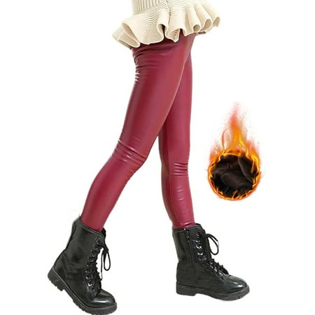 LAPAKIDS Toddler Girls Winter Warm Pants Faux Leather Pants PU Stretchy Leggings Skinny Pants for Party Outdoor 2-3T
LAPAKIDS Toddler Girls Winter Warm Pants Faux Leather Pants PU Stretchy Leggings Skinny Pants for Party Outdoor 2-3T