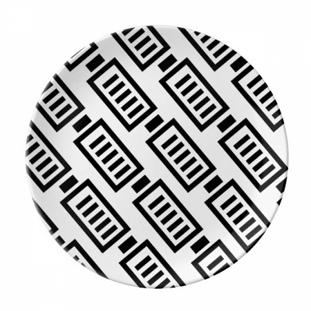 Battery Endurance Energy Stamp Pattern Plate Decorative Porcelain Salver Tableware Dinner Dish
Battery Endurance Energy Stamp Pattern Plate Decorative Porcelain Salver Tableware Dinner Dish