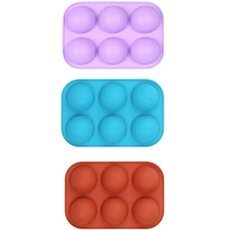 3Packs Medium Semi Sphere Silicone Mold Baking Mold for Making Chocolate Cake Jelly Dome Mousse
3Packs Medium Semi Sphere Silicone Mold Baking Mold for Making Chocolate Cake Jelly Dome Mousse