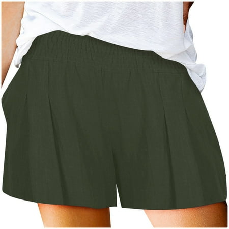 Zodggu Womens Army Green Junior Shorts Women s Solid Shorts Pants Casual Summer Pocket Elastic Waist Loose Comfy Splice Plus Size Shorts Breathable Maternity Shorts Trendy Shorts 18
Zodggu Womens Army Green Junior Shorts Women s Solid Shorts Pants Casual Summer Pocket Elastic Waist Loose Comfy Splice Plus Size Shorts Breathable Maternity Shorts Trendy Shorts 18