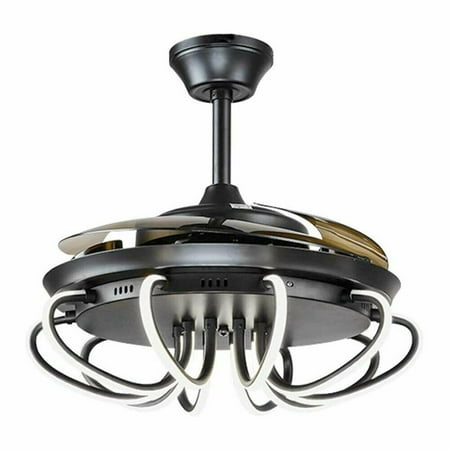Oukaning 42 Modern Invisible Ceiling Fans with 3-Color LED Light Fan Chandelier & Remote
Oukaning 42 Modern Invisible Ceiling Fans with 3-Color LED Light Fan Chandelier & Remote