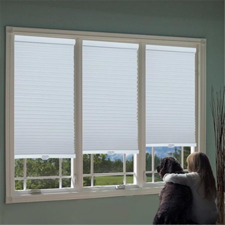 DEZ Furnishing QEWT670640 Cordless Blackout Cellular Shade, White - 67 W x 64 L in.