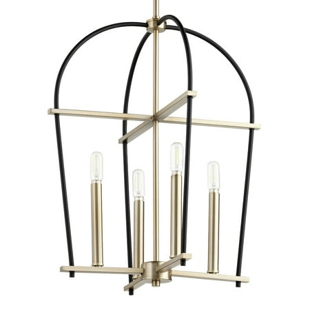 Quorum International 687-4 Espy 4 Light 17 Wide Chandelier - Noir / Aged Brass
Quorum International 687-4 Espy 4 Light 17 Wide Chandelier - Noir / Aged Brass