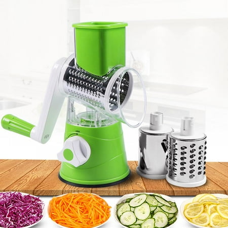 LEMETOW Rotary Cheese Grater Kitchen Mandoline Vegetable Slicer with 2 Interchangeable Blades Easy to Clean Rotary Grater Slicer for Fruit Vegetables Nuts
LEMETOW Rotary Cheese Grater Kitchen Mandoline Vegetable Slicer with 2 Interchangeable Blades Easy to Clean Rotary Grater Slicer for Fruit Vegetables Nuts