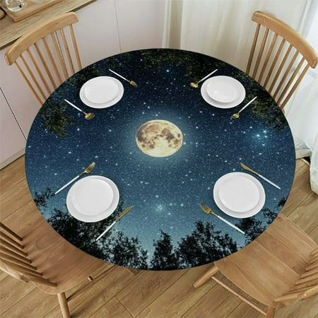 Sheronv Round Tablecloth 100% Polyester Waterproof Resistant Fabric with Elastic Edge for Indoor and Outdoor Use 31 -35
Sheronv Round Tablecloth 100% Polyester Waterproof Resistant Fabric with Elastic Edge for Indoor and Outdoor Use 31 -35
