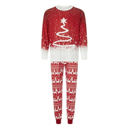 Family Matching Christmas Pajamas Holiday Sleepwear Star Tree Print Top and Pant Set Xmas Pjs
Family Matching Christmas Pajamas Holiday Sleepwear Star Tree Print Top and Pant Set Xmas Pjs