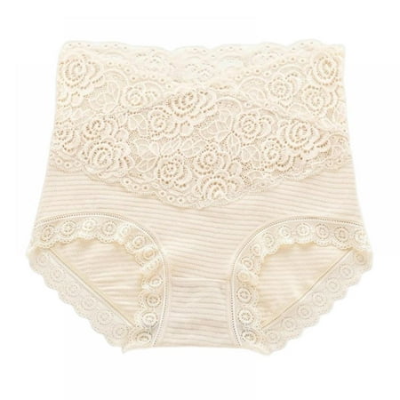 Spdoo High Waisted Underwear for Women Lace Sexy V-shaped Panties Cotton Abdominal Briefs Light Yellow XL
Spdoo High Waisted Underwear for Women Lace Sexy V-shaped Panties Cotton Abdominal Briefs Light Yellow XL