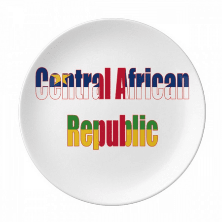 Central African Country Flag Name Plate Decorative Porcelain Salver Tableware Dinner Dish
Central African Country Flag Name Plate Decorative Porcelain Salver Tableware Dinner Dish