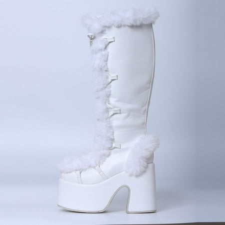RIBETRINI Brand Designer Fur Gothic Chunky Block Heel Women Boots High Heel Platform Cosplay Casaul Party Warm Boots Shoes Women
RIBETRINI Brand Designer Fur Gothic Chunky Block Heel Women Boots High Heel Platform Cosplay Casaul Party Warm Boots Shoes Women