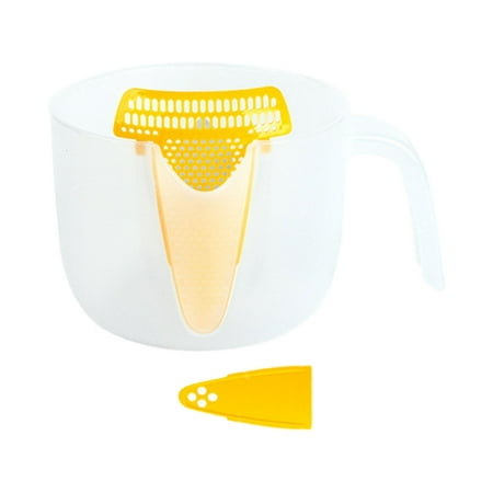Filter Measuring Cup Egg Beater Bowl Multifunctonal 2Pcs Removable Filters Kitchen Fruit Drainage Cup Durable Baking Pastry Tools Yellow
Filter Measuring Cup Egg Beater Bowl Multifunctonal 2Pcs Removable Filters Kitchen Fruit Drainage Cup Durable Baking Pastry Tools Yellow