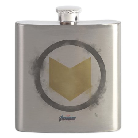 CafePress - Hawkeye Logo - Stainless Steel Flask, 6oz Drinking Flask