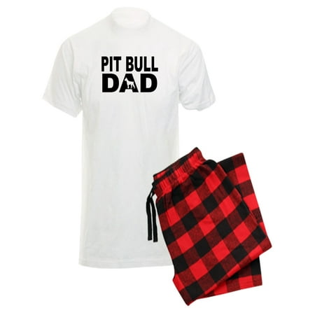 CafePress - Pit Bull Dad Pajamas - Men s Light Pajamas