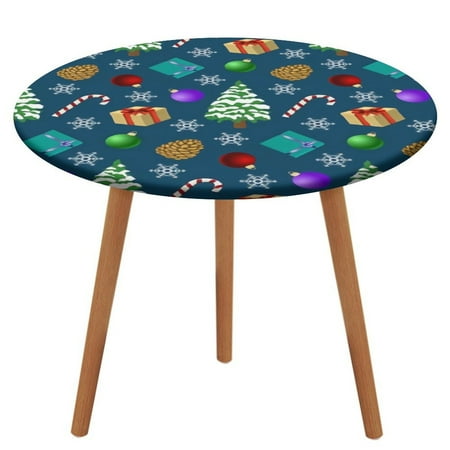 Bybiment Round Fitted Tablecloth with Elastic Edge Gifts Christmas Pattern Pattern Decorative Tablecloth Table Cover 47 Inch
Bybiment Round Fitted Tablecloth with Elastic Edge Gifts Christmas Pattern Pattern Decorative Tablecloth Table Cover 47 Inch