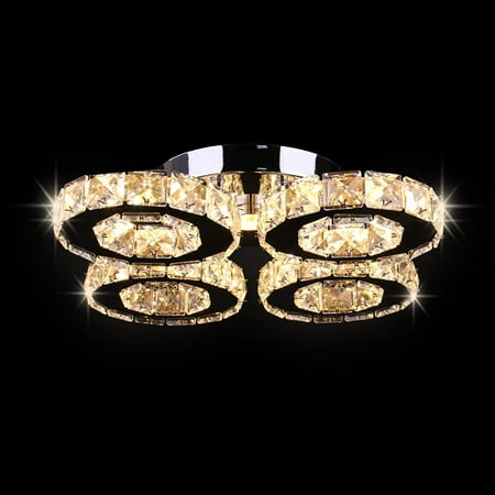 Diisunbihuo LED Crystal Chandelier Lighting 4 Rings Stainless Steel Flush Mount Pendant Light Fixture Modern Ceiling Lamps for Bedrooms Living Room Kitchen(Warm White)
Diisunbihuo LED Crystal Chandelier Lighting 4 Rings Stainless Steel Flush Mount Pendant Light Fixture Modern Ceiling Lamps for Bedrooms Living Room Kitchen(Warm White)