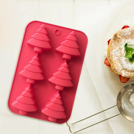 Hadanceo Cake Mold Christmas Tree Baking Mold Reusable BPA Free Baking Tools 6-Cavity Christmas Tree Silicone Cake Baking Mold for Home
Hadanceo Cake Mold Christmas Tree Baking Mold Reusable BPA Free Baking Tools 6-Cavity Christmas Tree Silicone Cake Baking Mold for Home