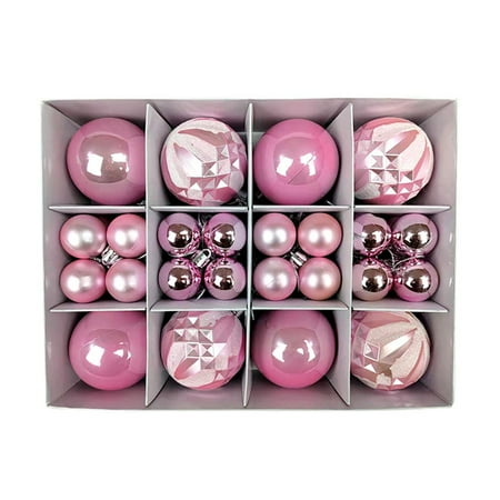 YUNx 40Pcs 3/6cm Christmas Tree Color Ball Shatterproof Drawing Paper Box High Gloss Plastic Xmas Party Decor Hanging Ball Pendant for Festival
YUNx 40Pcs 3/6cm Christmas Tree Color Ball Shatterproof Drawing Paper Box High Gloss Plastic Xmas Party Decor Hanging Ball Pendant for Festival