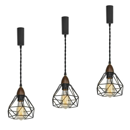 KAYYELAMP Set Three Adjusted Cable J-Type Track Lamp Walnut Base Black Hollow Shade Vintage Pendant Lighting for Kitchen Bar Dining Room(No Bulb Track)
KAYYELAMP Set Three Adjusted Cable J-Type Track Lamp Walnut Base Black Hollow Shade Vintage Pendant Lighting for Kitchen Bar Dining Room(No Bulb Track)