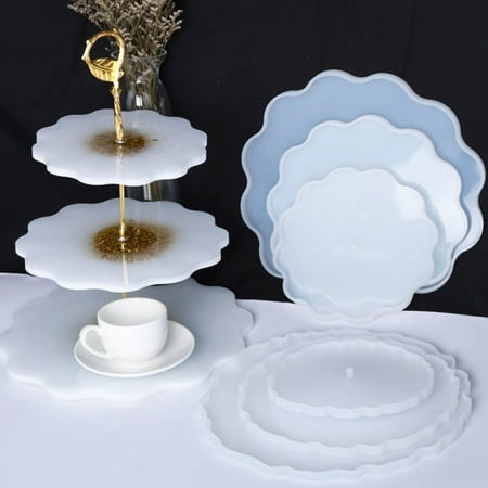 3 Tier DIY Silicone Tray DIY 3 Layer Flower Wave Fruit Tea Tray Holder Ornament Craft Decor Mold - Tiered Cake Stand Silicone Mold Serving Tray Mold for Making Faux Agate Fruit Tray 1 pinshui
3 Tier DIY Silicone Tray DIY 3 Layer Flower Wave Fruit Tea Tray Holder Ornament Craft Decor Mold - Tiered Cake Stand Silicone Mold Serving Tray Mold for Making Faux Agate Fruit Tray 1 pinshui