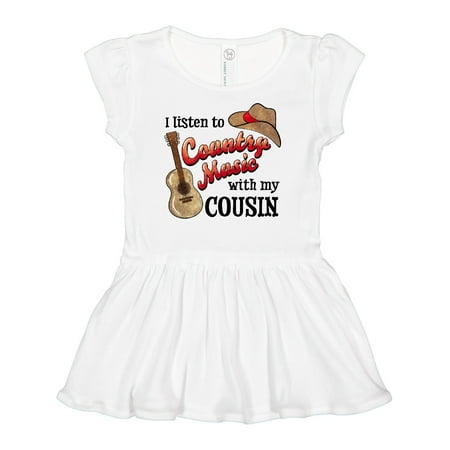 Inktastic I Listen to Country Music with My Cousin Guitar and Hat Gift Baby Girl Dress
Inktastic I Listen to Country Music with My Cousin Guitar and Hat Gift Baby Girl Dress