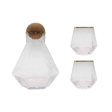Transparent Vintage Glass Night Pot With Crystal Glass Relief Glass Bottle And Night Cup Set
Transparent Vintage Glass Night Pot With Crystal Glass Relief Glass Bottle And Night Cup Set