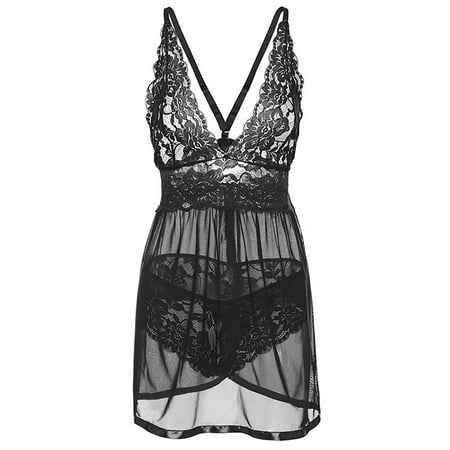 Cathalem Pajamas Female Mesh Lace Polychromatic Multi Code Lingerie Set Pajamas Underwear Black Small
Cathalem Pajamas Female Mesh Lace Polychromatic Multi Code Lingerie Set Pajamas Underwear Black Small