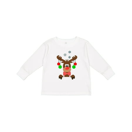 Inktastic Cute Christmas Reindeer with Red Nose Ornaments and Bow Tie Gift Toddler Boy or Toddler Girl Long Sleeve T-Shirt
Inktastic Cute Christmas Reindeer with Red Nose Ornaments and Bow Tie Gift Toddler Boy or Toddler Girl Long Sleeve T-Shirt