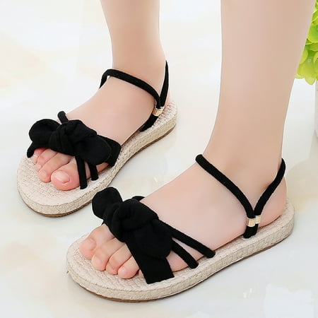 TALKVE Children Bowkont Sandals Princess Flat Slippers Soft-soled Non-slip Shoes
TALKVE Children Bowkont Sandals Princess Flat Slippers Soft-soled Non-slip Shoes