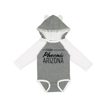 Inktastic From Phoenix Arizona in Black Distressed Text Gift Baby Boy or Baby Girl Long Sleeve Bodysuit
Inktastic From Phoenix Arizona in Black Distressed Text Gift Baby Boy or Baby Girl Long Sleeve Bodysuit