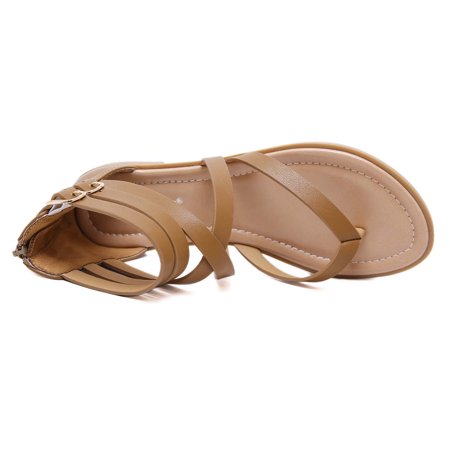 Women s Gladiator Sandals Casual Summer Clip Toe Ankle Strap Crisscross Flats Sandals Lightweight Comfortable Walking Shoes
Women s Gladiator Sandals Casual Summer Clip Toe Ankle Strap Crisscross Flats Sandals Lightweight Comfortable Walking Shoes