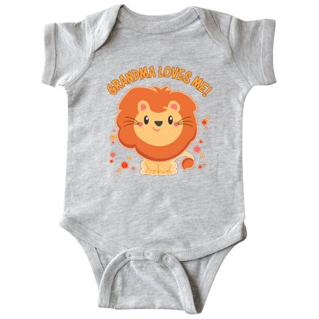 Inktastic Grandma Loves Me- cute lion Gift Baby Boy or Baby Girl Bodysuit 
Inktastic Grandma Loves Me- cute lion Gift Baby Boy or Baby Girl Bodysuit