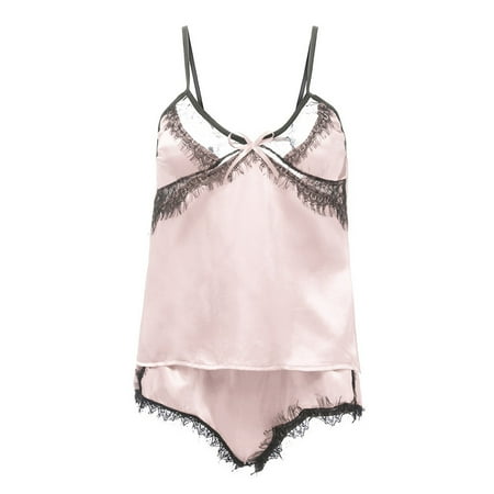 KDDYLITQ Sleepwear for Women Nightwear Cami Top and Shorts Lace Loungewear 2 Piece PJ Sets Soft Pajama Set Pink XXL
KDDYLITQ Sleepwear for Women Nightwear Cami Top and Shorts Lace Loungewear 2 Piece PJ Sets Soft Pajama Set Pink XXL