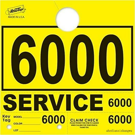 Service Dispatch mbers 78 Sle Mirror Hang s mbered (Yellow 6000-6999)