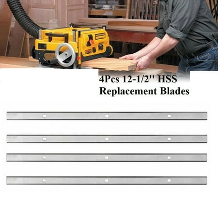 4Pcs 12-1/2 HSS Replacement Blades Knives For Porter Cable PC305TP Planer