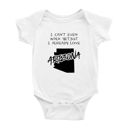 I Can t Even Walk Yet but Already Love Arizona Funny Baby Bodysuits 3-6 Months
I Can t Even Walk Yet but Already Love Arizona Funny Baby Bodysuits 3-6 Months